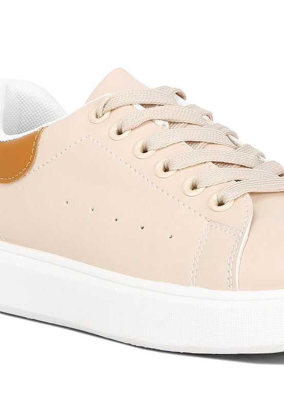 Enora Comfortable Lace Up Sneakers - online exclusive