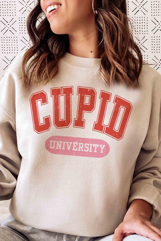 CUPID UNIVERSITY Graphic Sweatshirt
