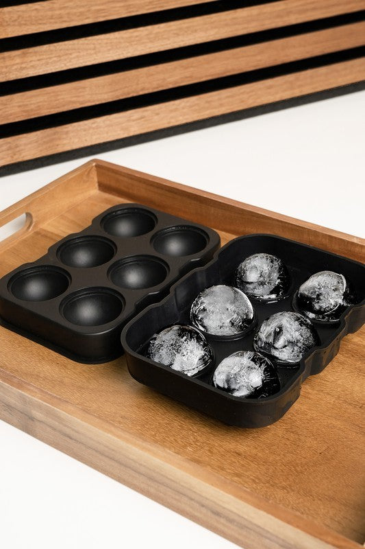 6 Silicone Ice Ball Mold in Spherical Shape Set - online exclusive