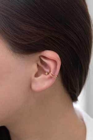 Double the Gold Ear Cuff