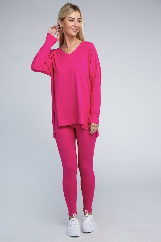 Brushed DTY Microfiber Loungewear Set - online exclusive