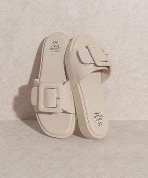 OASIS SOCIETY Daisy - Single Buckle Slide - Online Exclusive