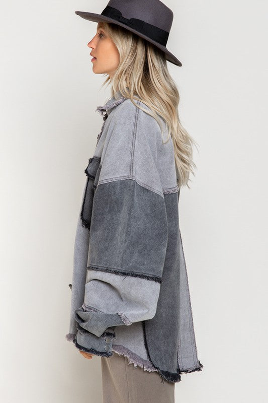 Colorblock Oversized Jacket - online exclusive