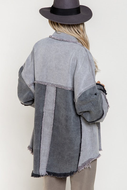 Colorblock Oversized Jacket - online exclusive