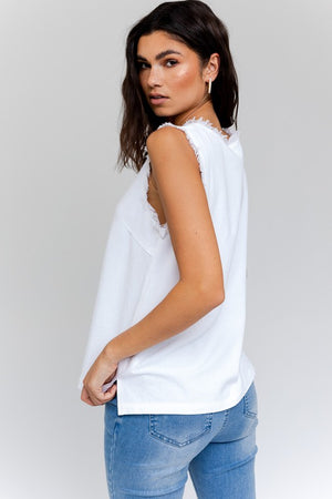 Edgy Frayed Top