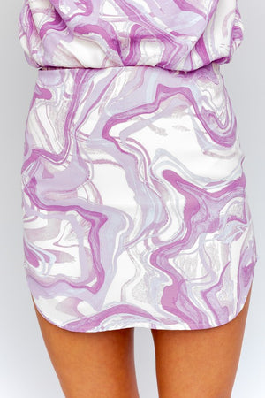 Dolphin Hem Mini Skirt -  Online Exclusive