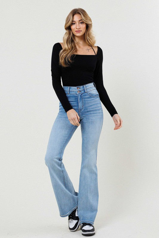 High-Waisted Flare Jeans - Online Exclusive