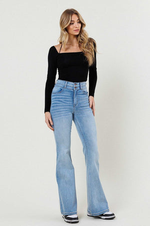 High-Waisted Flare Jeans - Online Exclusive