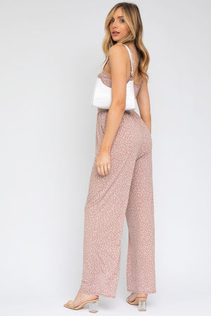 Sleeveless Scoop Neck Wide Leg Jumpsuit -  Online Exclusive