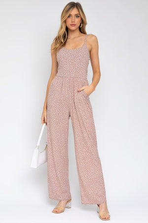 Sleeveless Scoop Neck Wide Leg Jumpsuit -  Online Exclusive