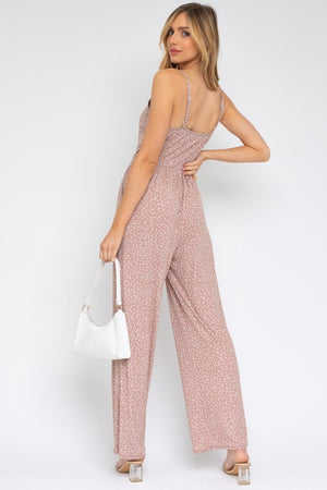 Sleeveless Scoop Neck Wide Leg Jumpsuit -  Online Exclusive