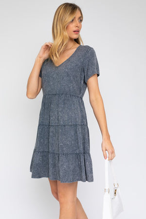 Washed Baby Doll Mini Dress - Online Exclusive