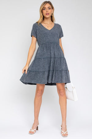 Washed Baby Doll Mini Dress - Online Exclusive