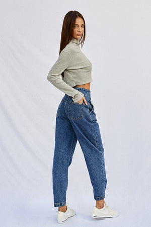 Super High Waist Balloon Jeans - Online Exclusive