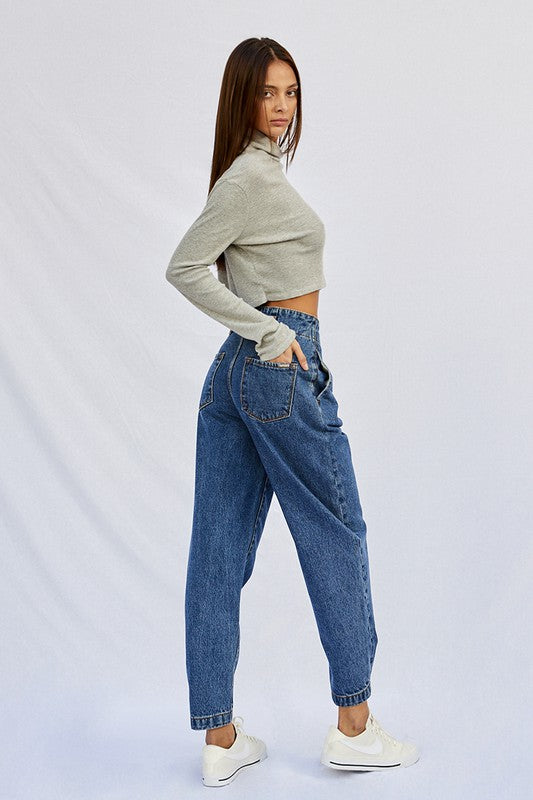 Super High Waist Balloon Jeans - Online Exclusive