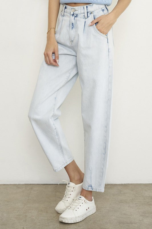 High Rise Balloon Slouch Jeans -online exclusive