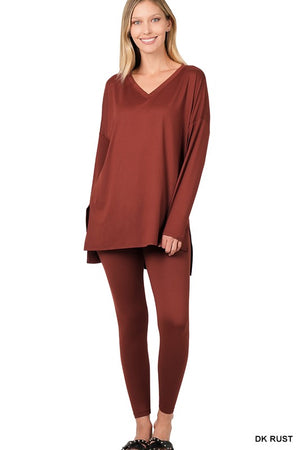 Brushed DTY Microfiber Loungewear Set - online exclusive