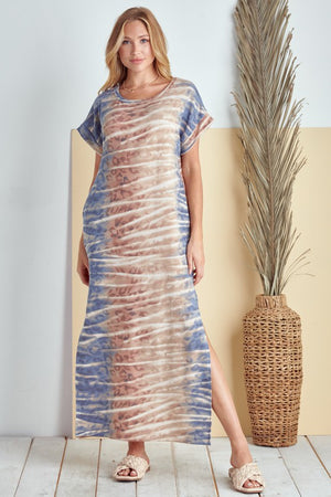 SIDE SLITS MAXI DRESS Plus Size -  Online Exclusive