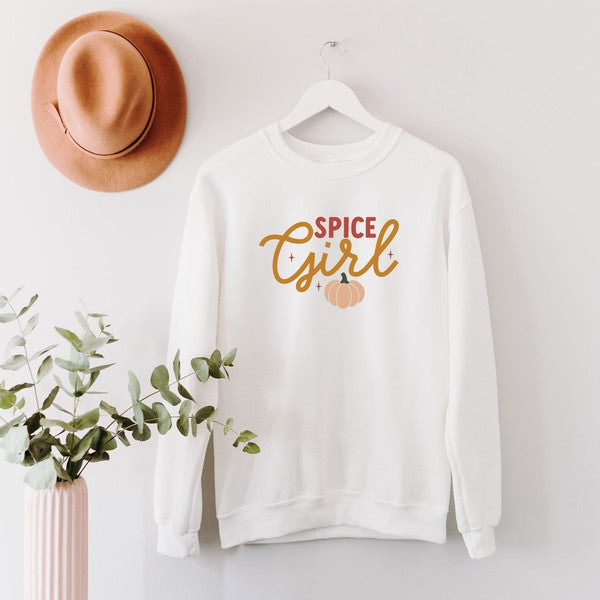 Spice Girl Pumpkin Graphic Sweatshirt