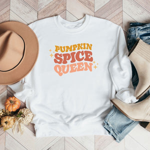 Pumpkin Spice Queen Graphic Sweatshirt