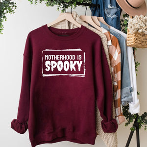 Motherhood Is Spooky Graphic Sweatshirt