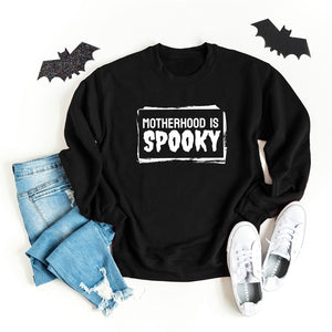 Motherhood Is Spooky Graphic Sweatshirt
