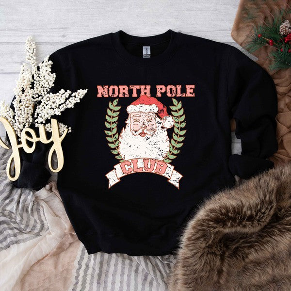 North Pole Club Graphic Sweatshirt
