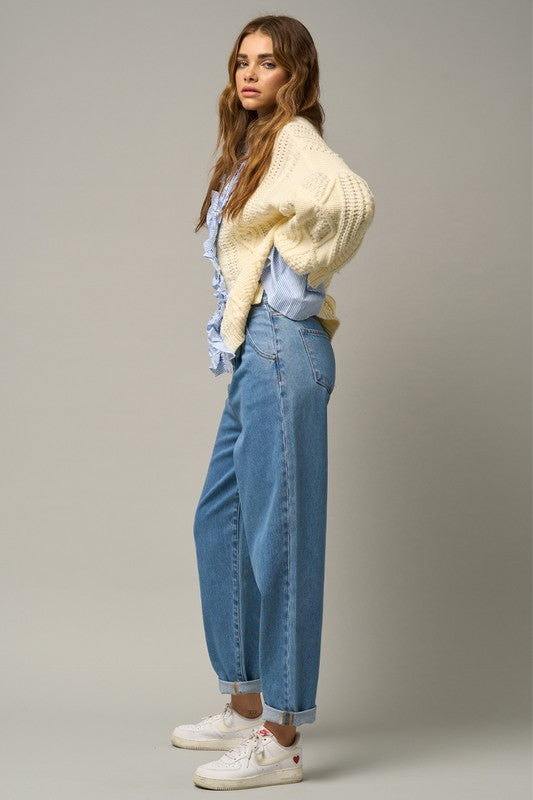 Super High Waist Slouch Jeans -online exclusive