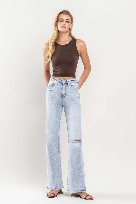 90s Vintage Super High Rise Flare Jeans - online exclusive