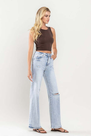 90s Vintage Super High Rise Flare Jeans - online exclusive