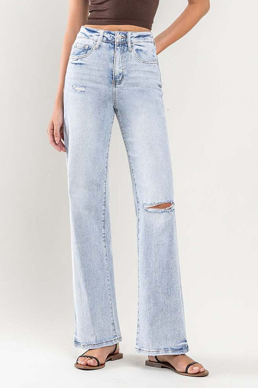 90s Vintage Super High Rise Flare Jeans - online exclusive