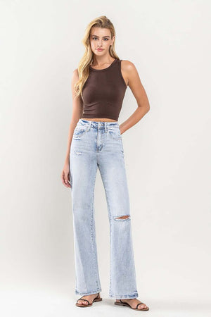 90s Vintage Super High Rise Flare Jeans - online exclusive