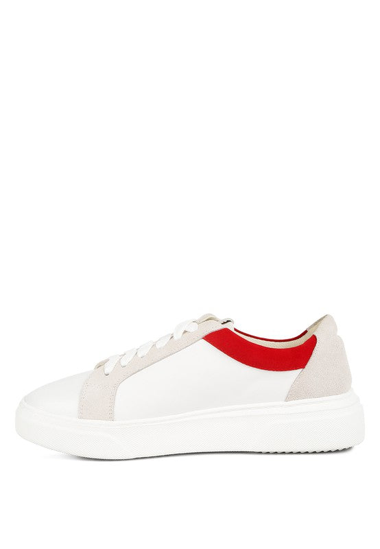 Endler Color Block Leather Sneakers - online exclusive