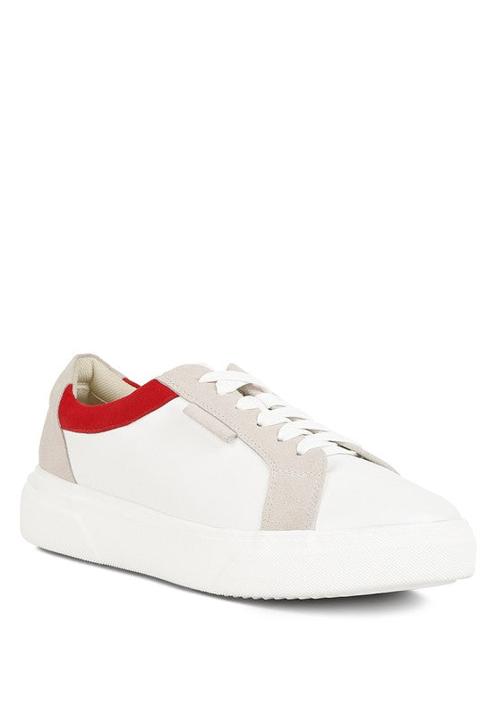 Endler Color Block Leather Sneakers - online exclusive