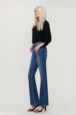 High Rise Stretch Slim Bootcut