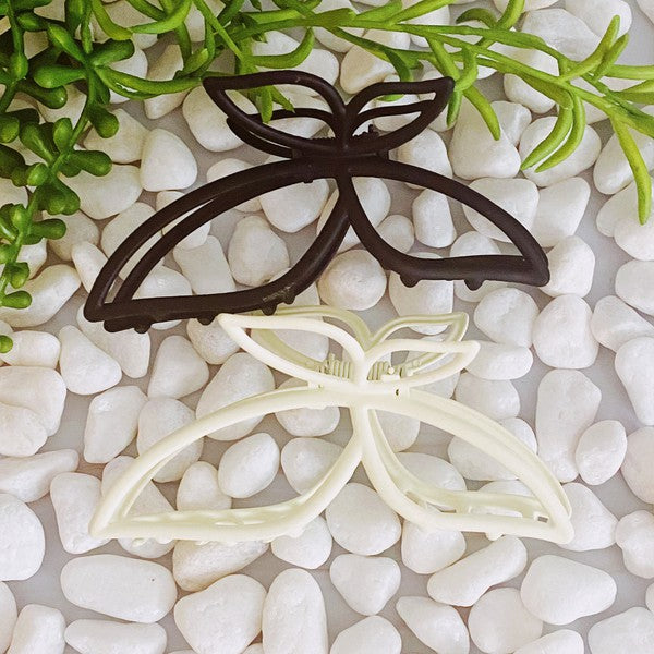 Modern Butterfly Hair Claw Set Of 2