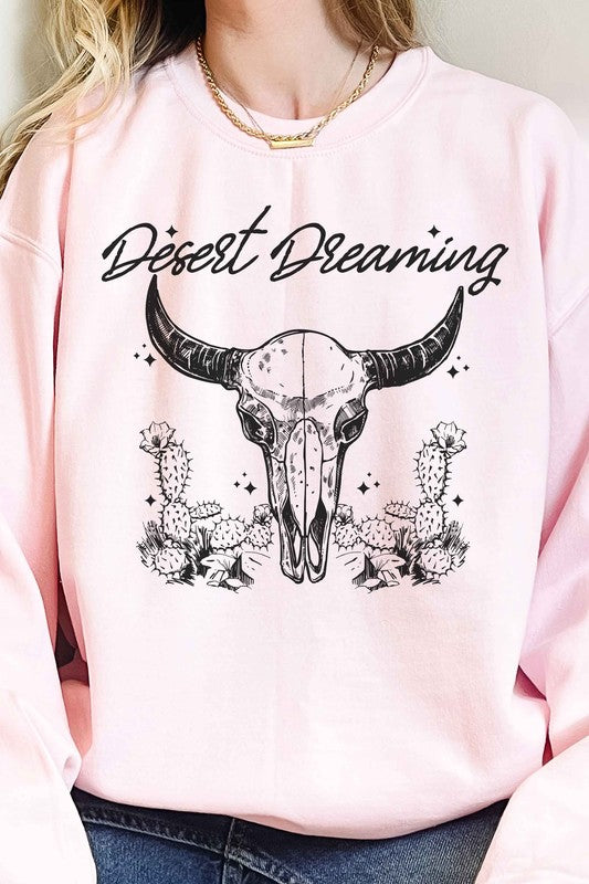 DESERT DREAMING WESTERN OVERSIZED SWEATSHIRT