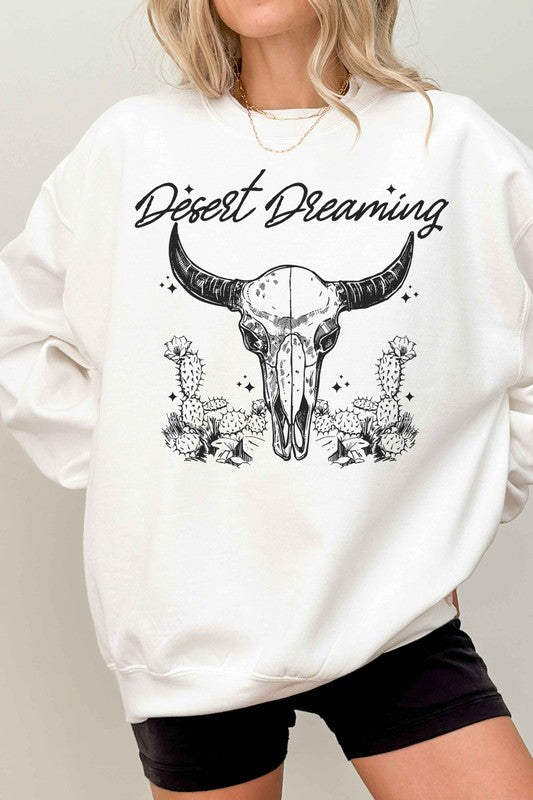 DESERT DREAMING WESTERN OVERSIZED SWEATSHIRT