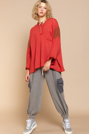 Bell Sleeve Oversized Fit Sweater Top - Online Exclusive