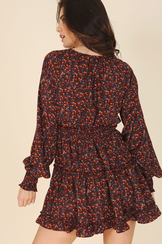 Ditsy floral mini dress - Online Exclusive