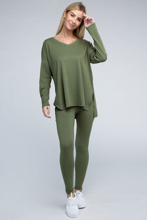 Brushed DTY Microfiber Loungewear Set - online exclusive