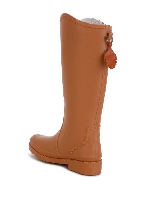 Indiana Charm Detail Calf Boots - Online Exclusive