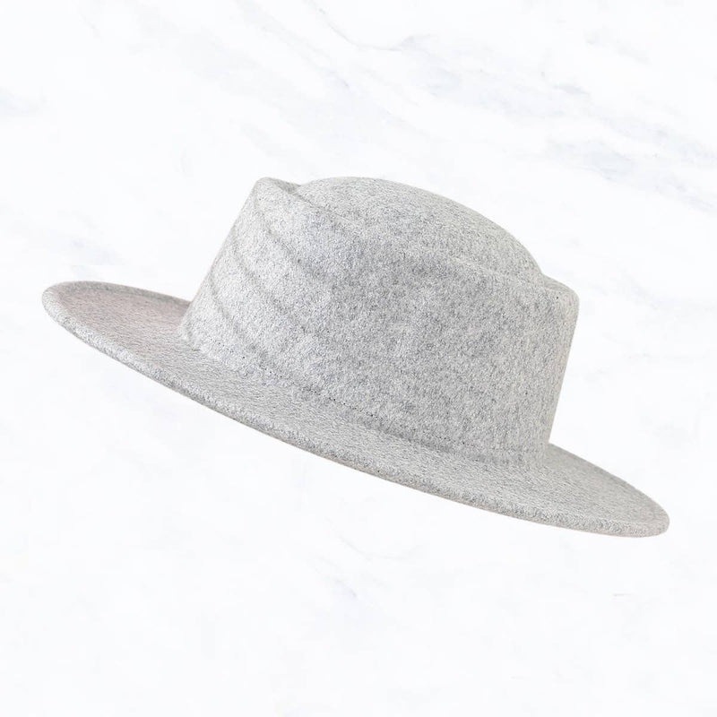 Grey Concave Rancher Hat