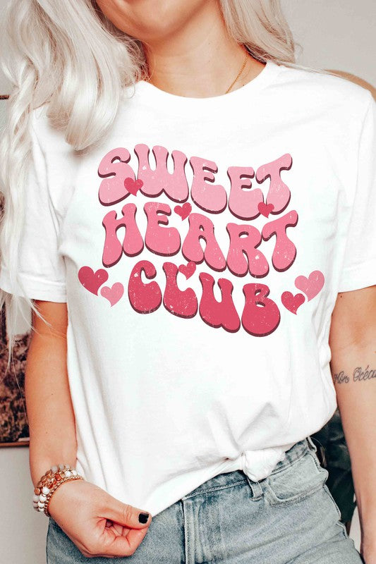 SWEET HEART CLUB Graphic T-Shirt