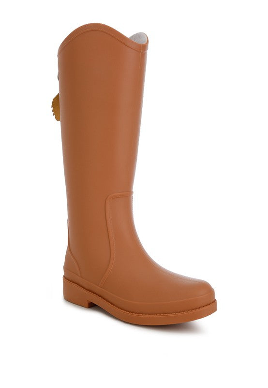 Indiana Charm Detail Calf Boots - Online Exclusive