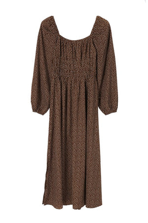 Square neck vintage puff dress  - Online Exclusive