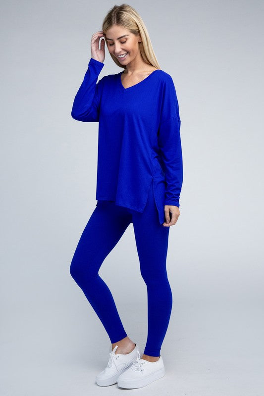 Brushed DTY Microfiber Loungewear Set - online exclusive