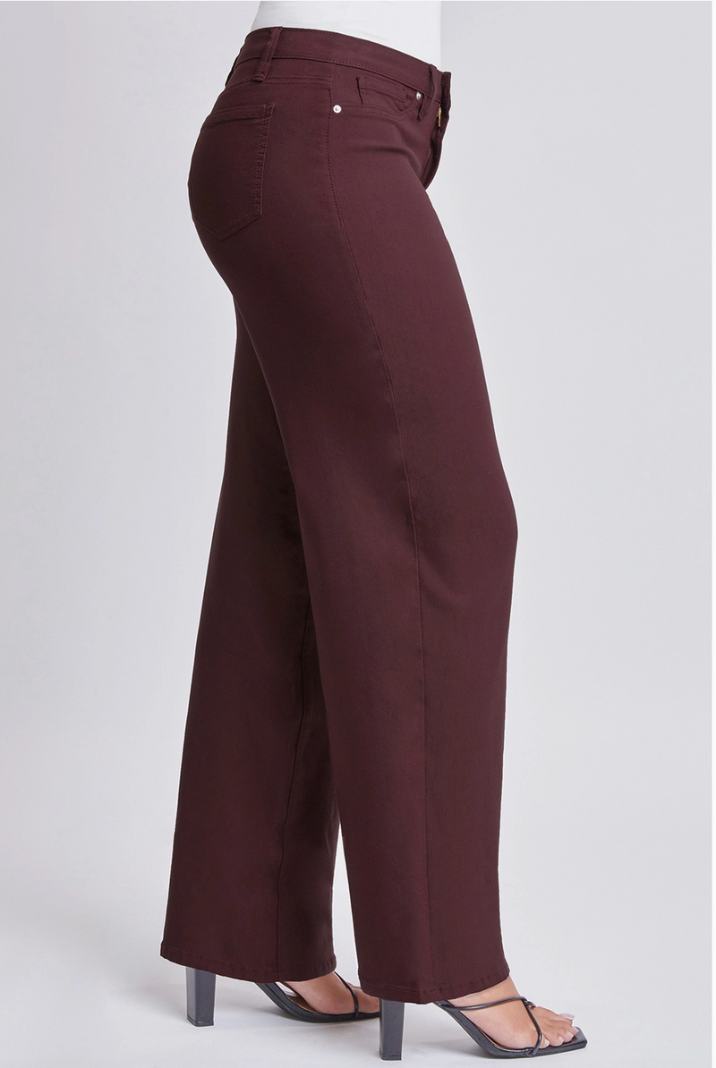 Berry Hyperstretch Wide Leg Jeans