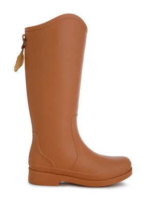 Indiana Charm Detail Calf Boots - Online Exclusive