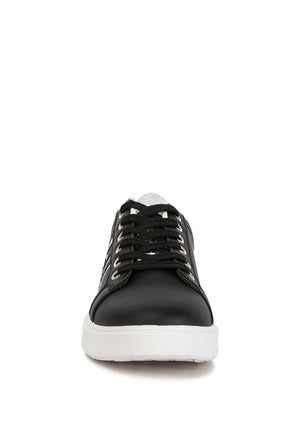 Claude Faux Leather Back Panel Detail Sneakers - online exclusive